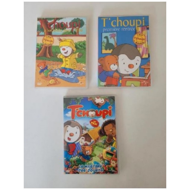Lot 3 DVD t'choupi