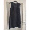 Robe noir chic à volant taille 46/48