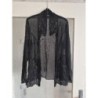 Chemise voile et broderie noirs taille 40 