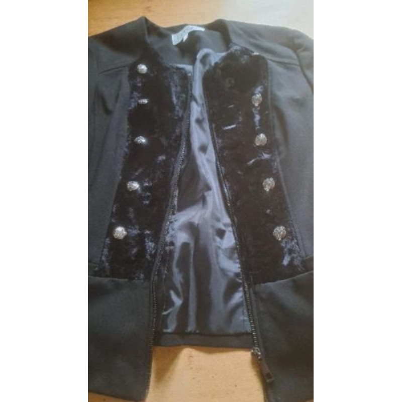 Veste noire jus d'orange T2