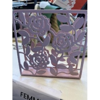 Porte serviette rose