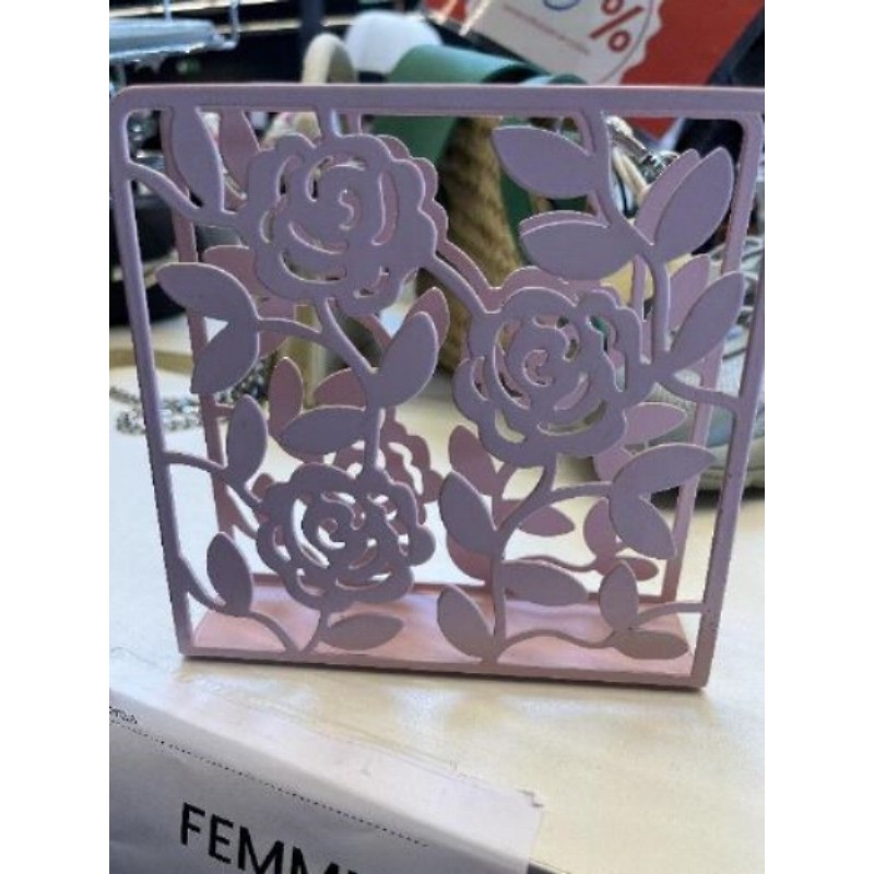 Porte serviette rose