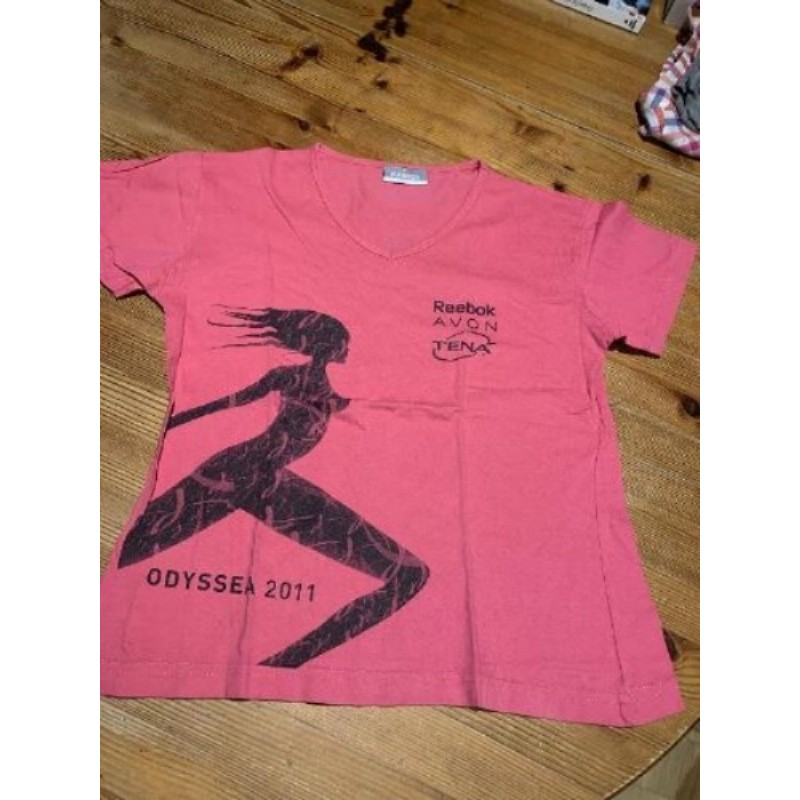 T-shirt L reebok rose course odysssea taille 40