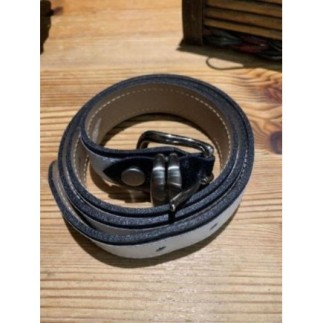 Ceinture blanche cuir 