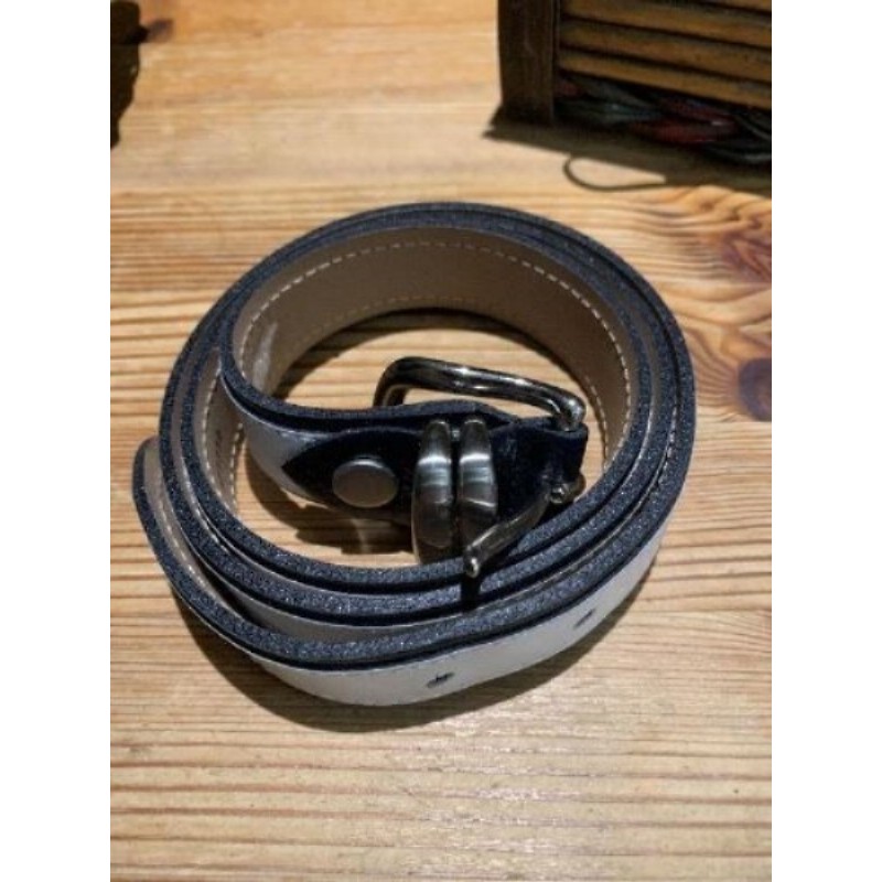 Ceinture blanche cuir 