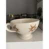 1 tasse beige marron 
