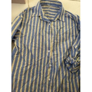 Chemise rayé bleu et jaune...