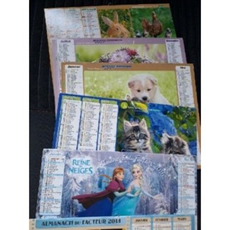 Calendrier Facteur La Poste Vintage Autre (Entre 2022 et 2005)