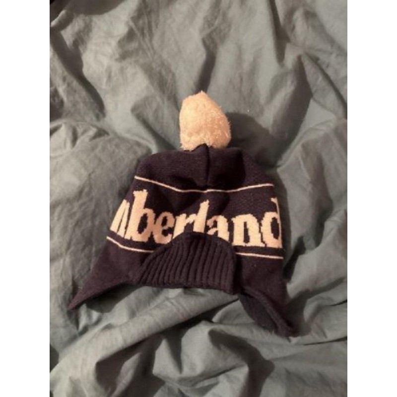Bonnet timberland bleu marine et blanc2/3 ans  