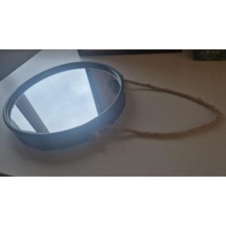 Miroir rond corde