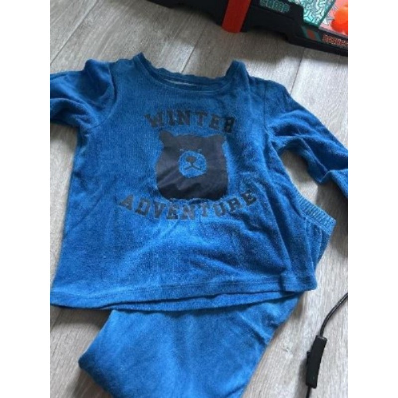 Pyjama bleu 2 pièces Winter Adventure 4 ans 
