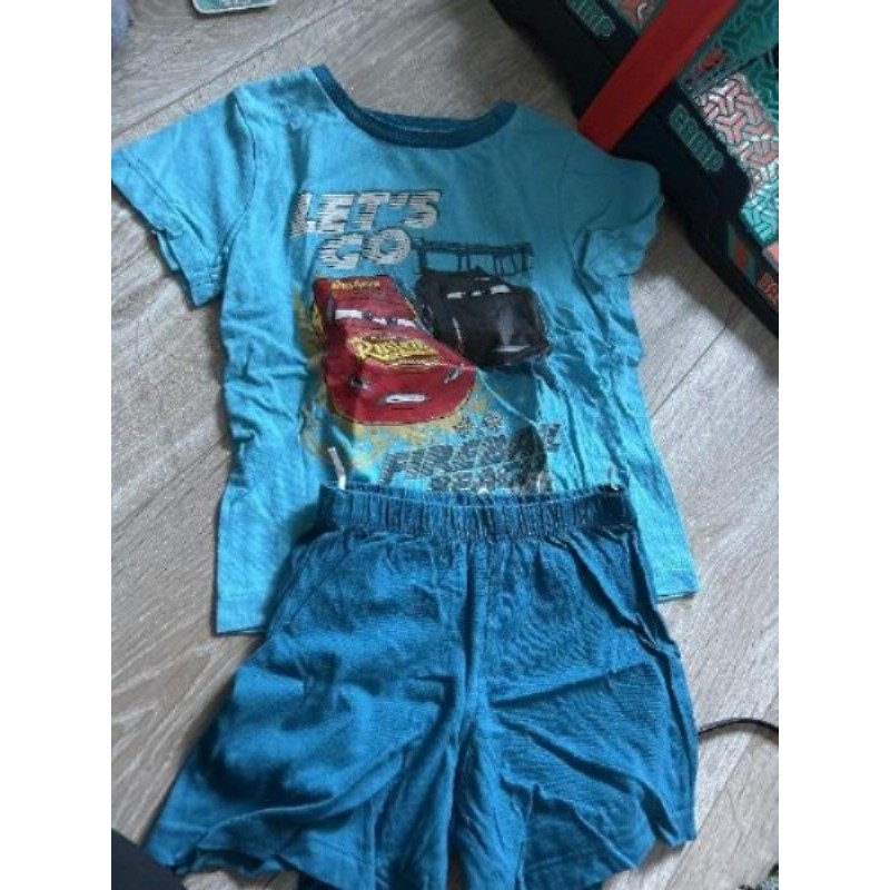 Pyjashort bleu cars 4 ans 