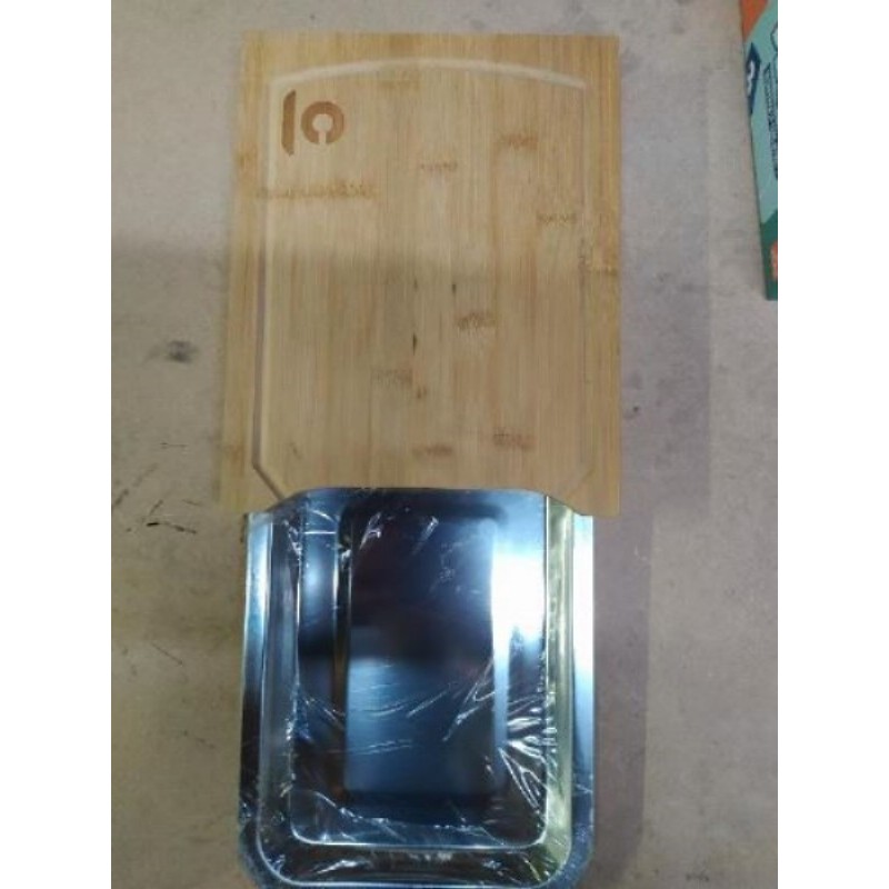 Planche à Découper + Plat Encore Sous Plastique