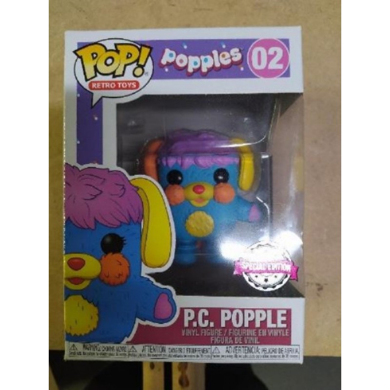 FUNKO POP! Hasbro Popples 02 - Blue P.C. Popple NEUVE ET RECHERCHÉE