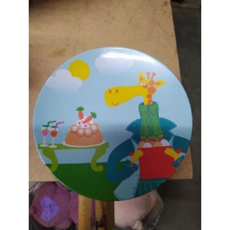 Assiette Enfant En Plastique Girafe