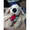 Grande Peluche Chien Avec Bonnet Et Écharpe