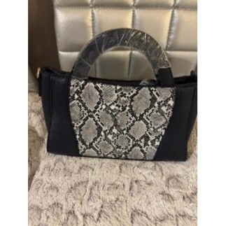 Sac à main marine/serpent