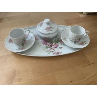 Duo café porcelaine de...