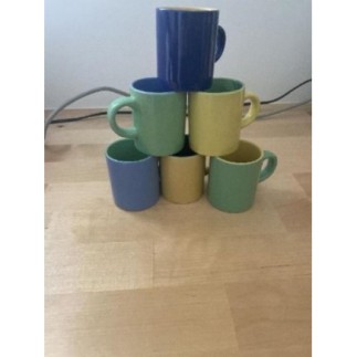 Lot 6 tasses à café 