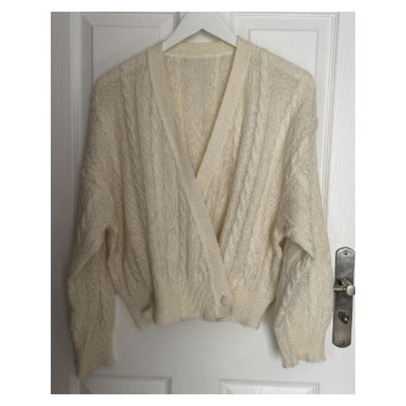 Gilet écru double boutonnage T44