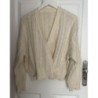 Gilet écru double boutonnage T44