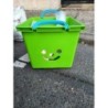 Caisse a jouet verte Smiley