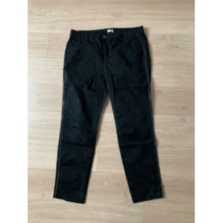 Pantalon noir en toile Liu...