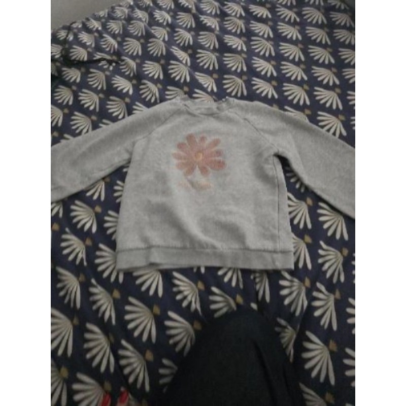 Pull gris fill Vertbaudet 8ans