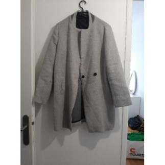 Manteau gris Zara TM