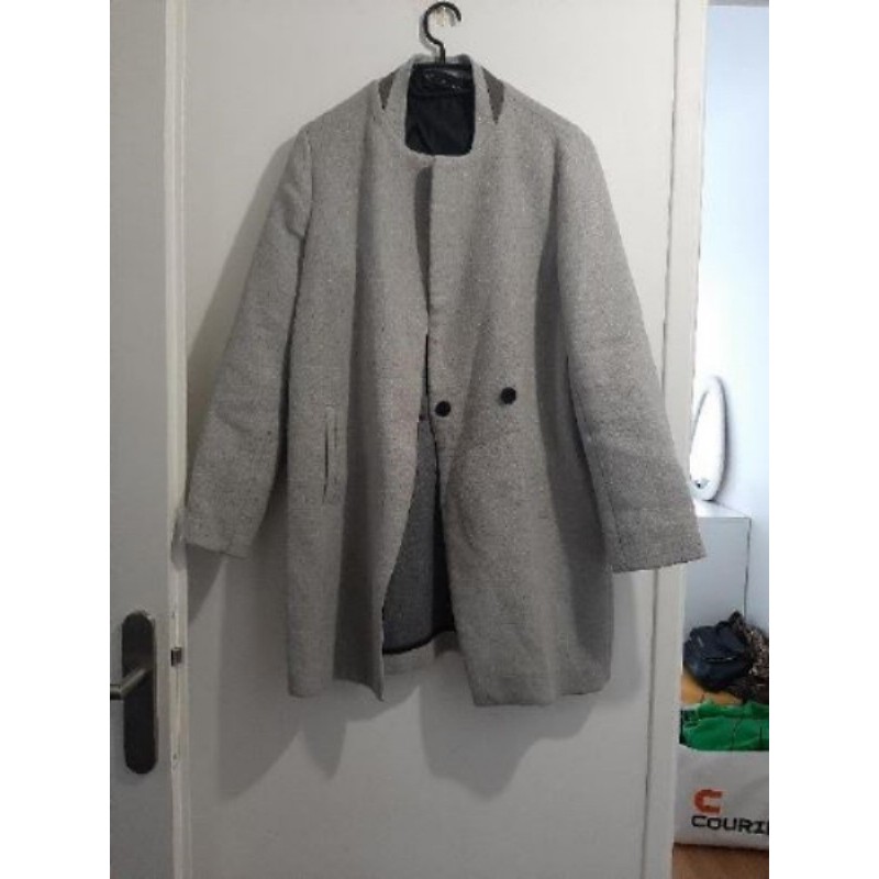 Manteau gris Zara TM