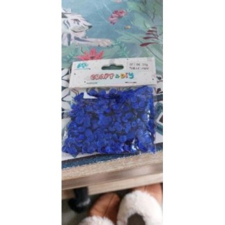 Sequin bleu 6mm