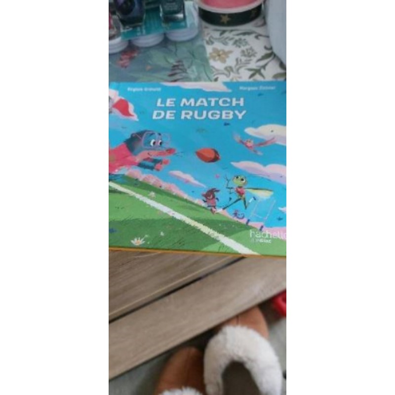 Livre enfant le match de rugby