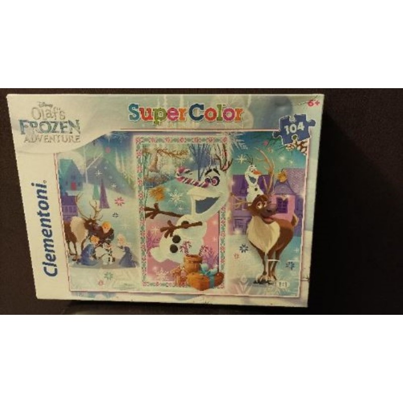 PUZZLE OLAF'D FROZEN ADVENTURE - SUPER COLOR - COMPLET 