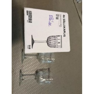 LOT 4 VERRES A PIED IKEA