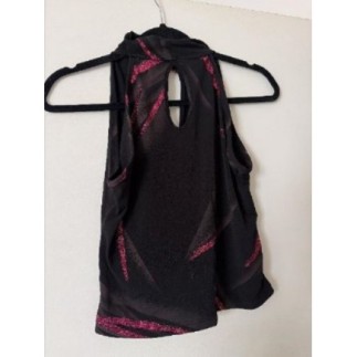 Haut noir paillettes T38