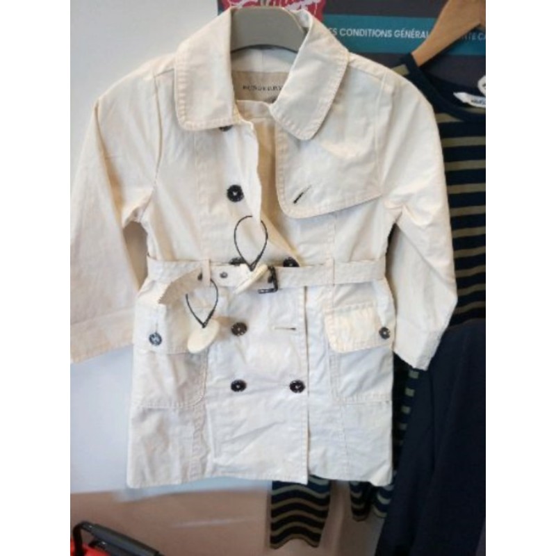 Trench écru BURBERRY - 3 ans