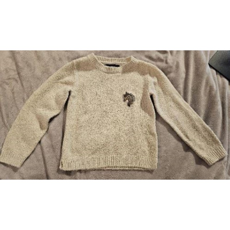 Pull doré licorne In Extenso 3 ans