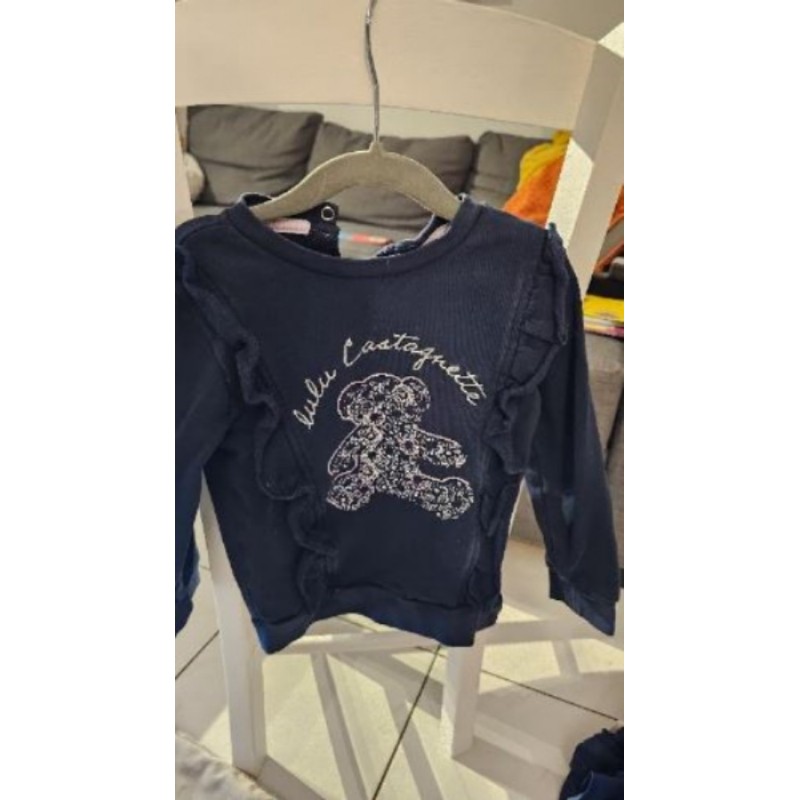Sweat bleu Lulu Castagnette 3 ans
