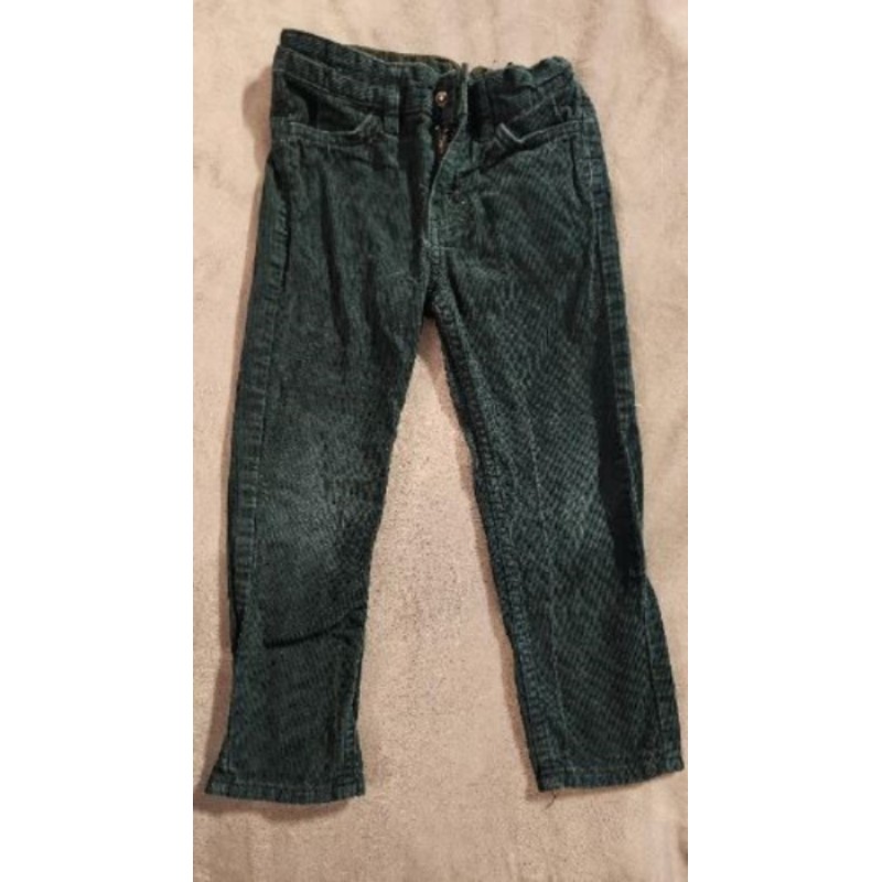 Pantalon velours vert H&M 4 ans