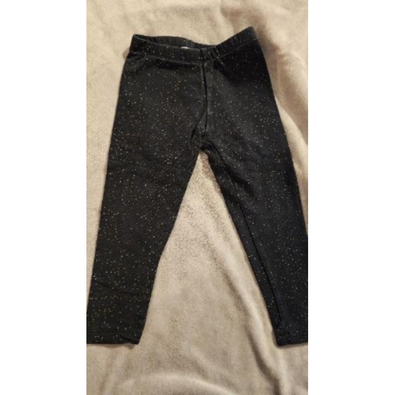 Legging noir et doré polaire Monoprix 3 ans