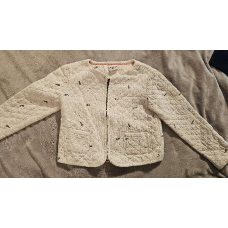 Gilet blanc ananas TAO 3 ans