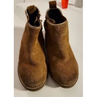 Bottines marron et dorées 23