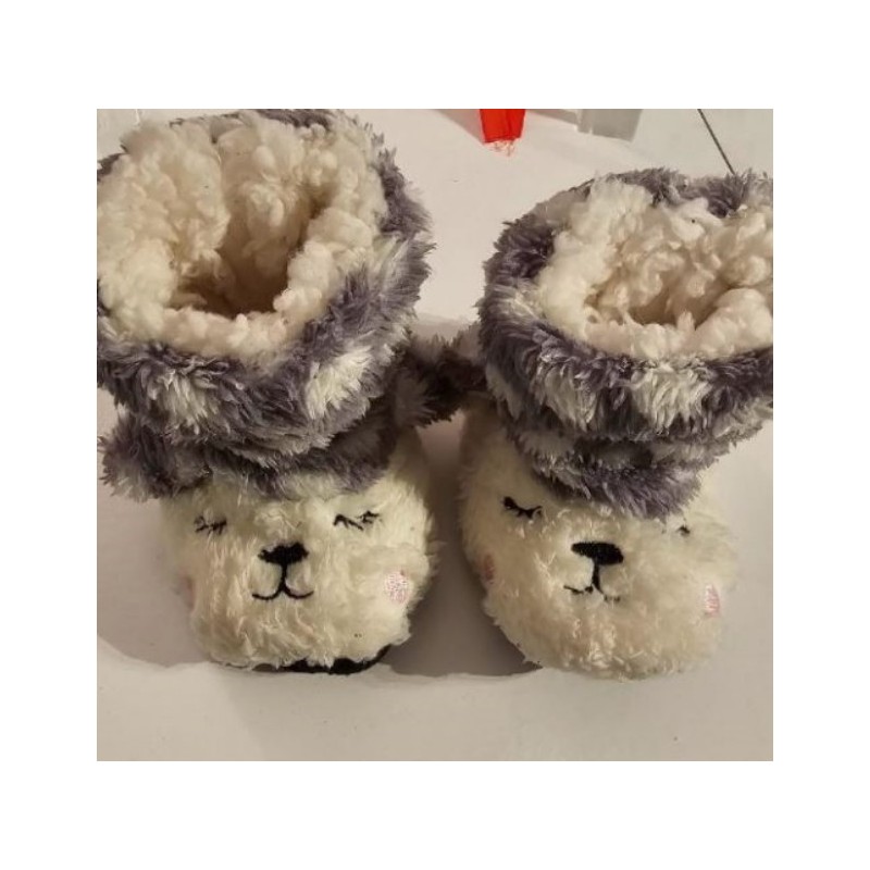 Chaussons fourrure biche 22/23