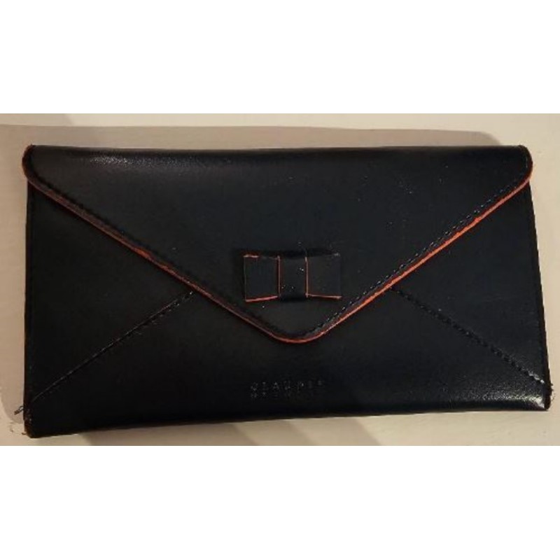 Portefeuille Claudie Pierlot bleu et rouge