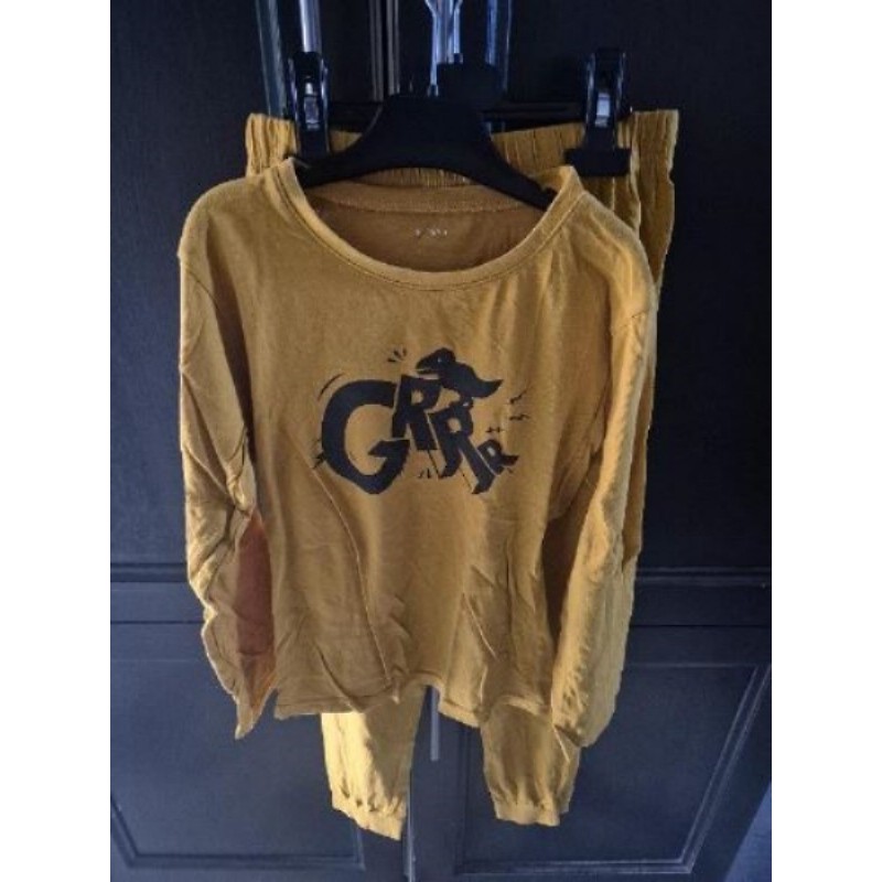 Pÿjama Kiabi garçon 10ans moutarde