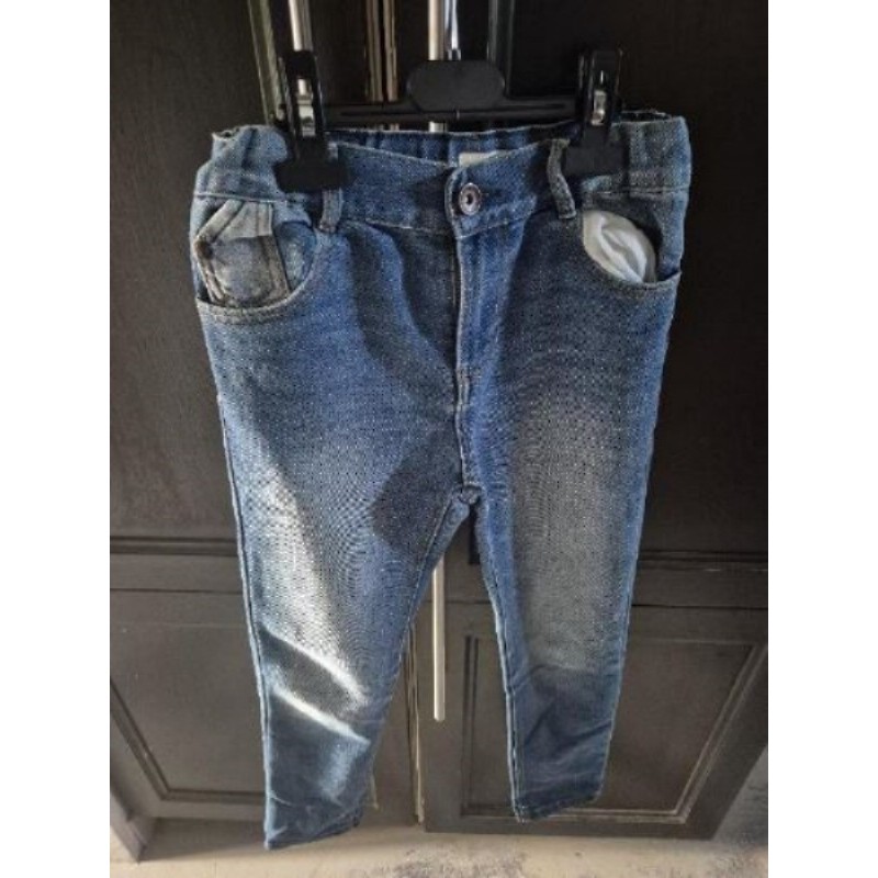 Jeans In extenso garçon 10ans réglable  bleu