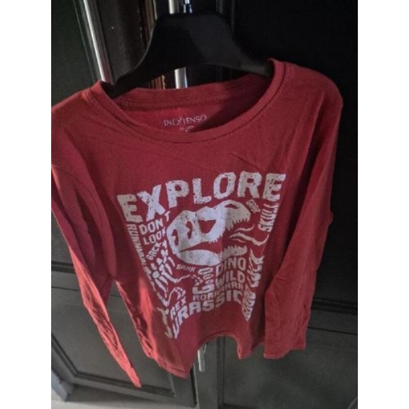 T-shirt In extenso garçon 10ans rouge