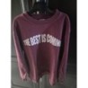 Sweat Zara garçon 10ans bordeaux