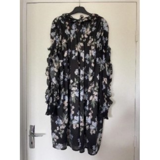 Robe noir fleurs H&M taille L