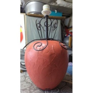 Pied de lampe en céramique 